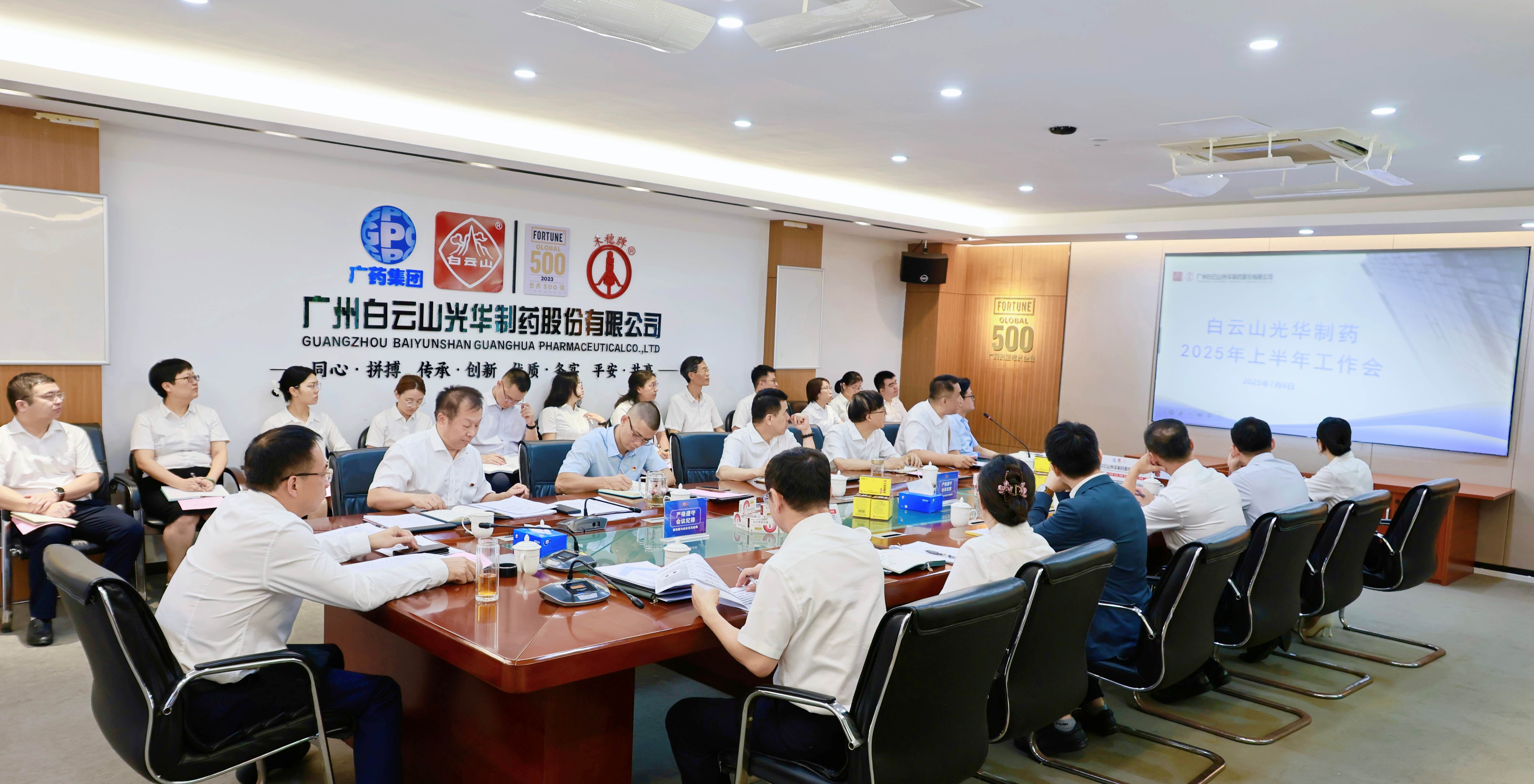 严实作风强根基 奋楫冲刺创新绩——白云山光华制药召开2025年上半年工作会议